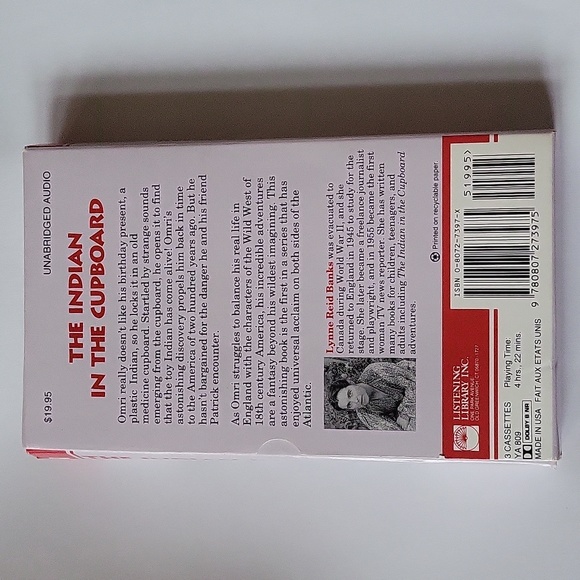 The Indian In The Cupboard Audio Cassette Listening Library Book - Picture 9 of 10
